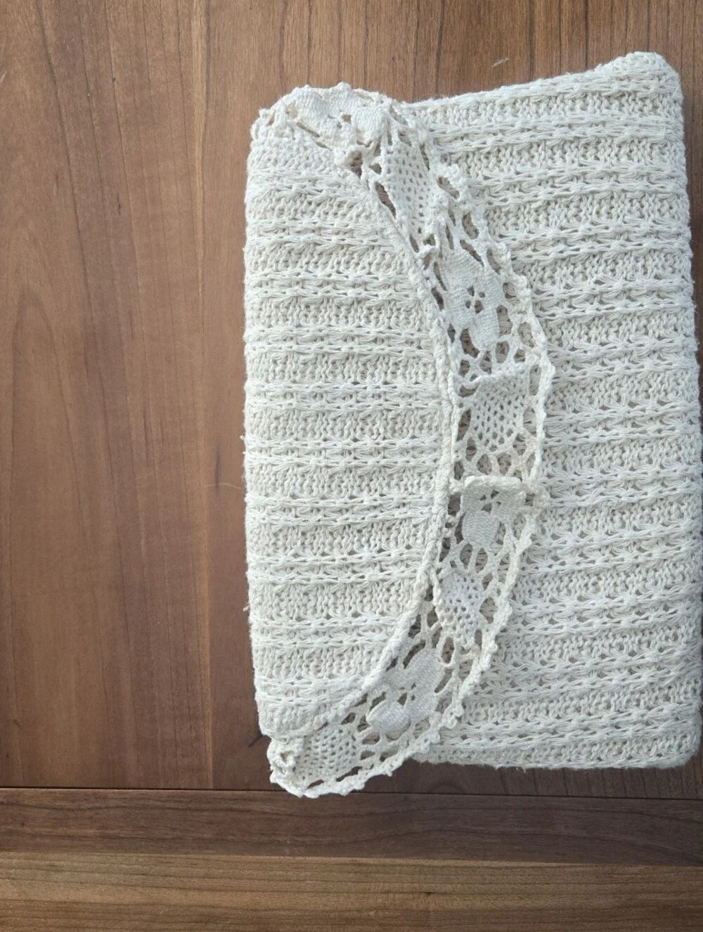 Vintage Vibe Macrame Clutch